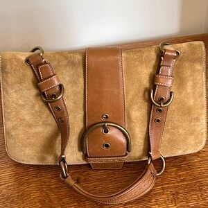 COACH 9664 SUEDE LEATHER SOHO SHOULDER BAG